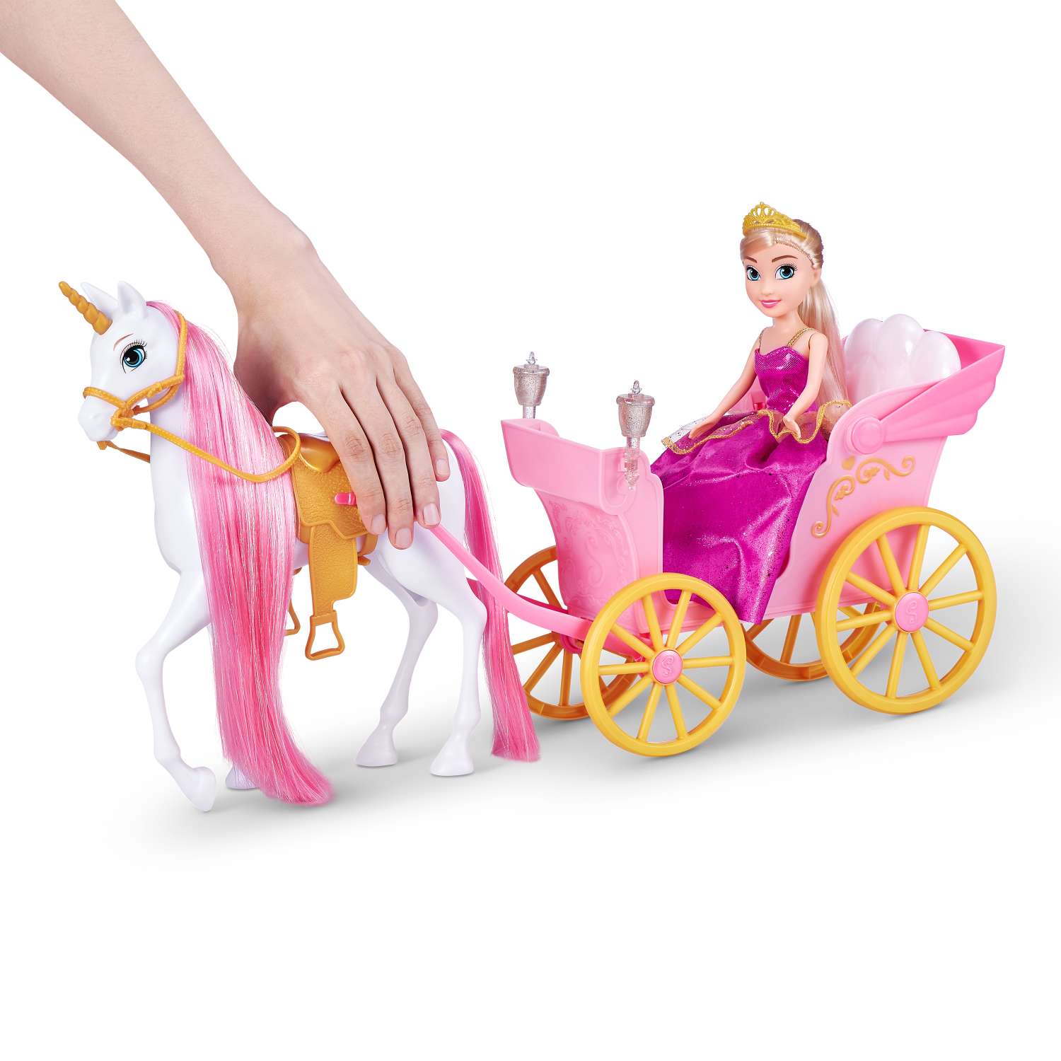 Кукла модельная Zuru Sparkle Girlz с каретой 10068 - фото 7