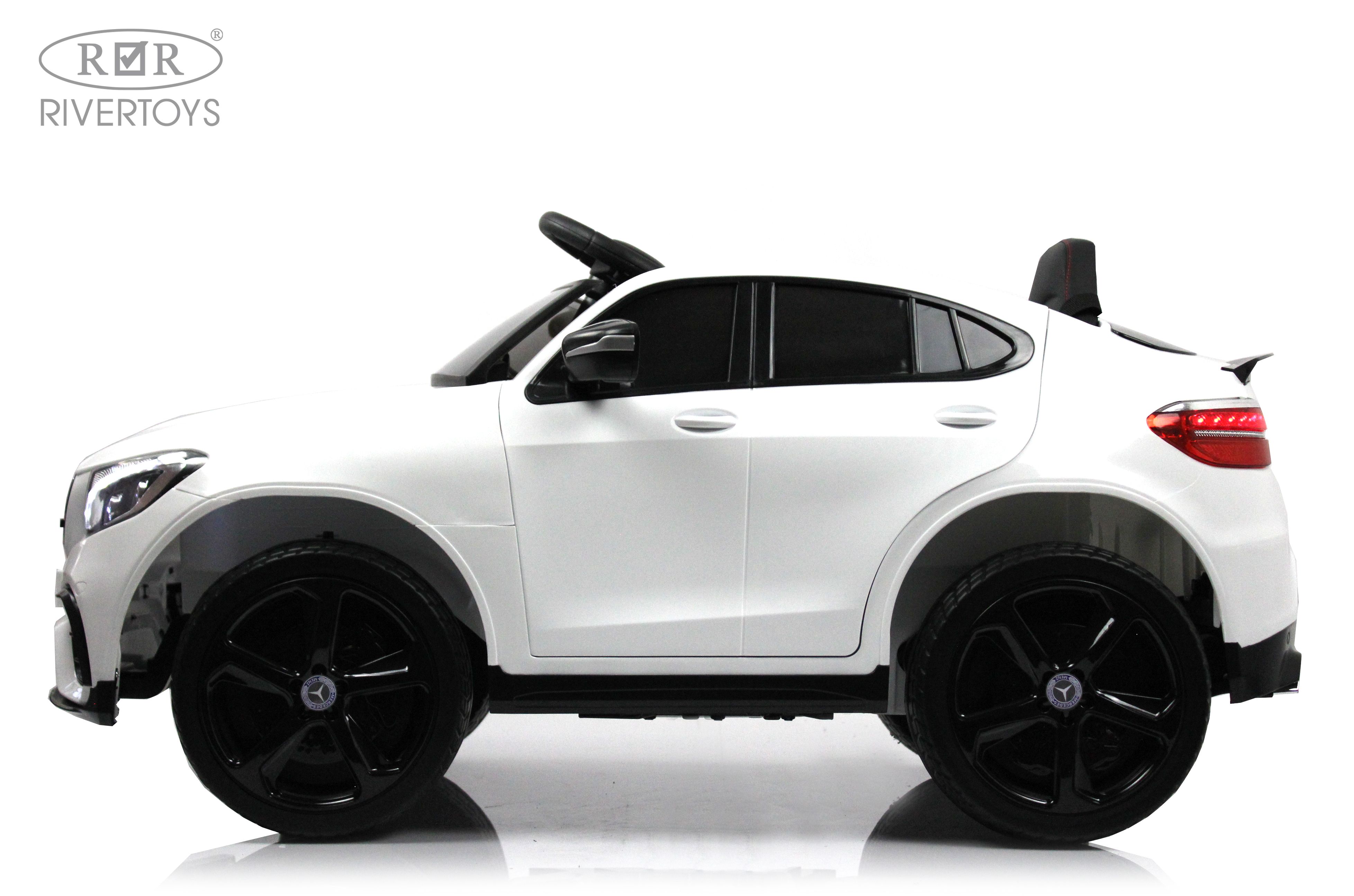 Электромобиль RIVERTOYS Mercedes X001XX-WHITE С пультом ДУ - фото 16