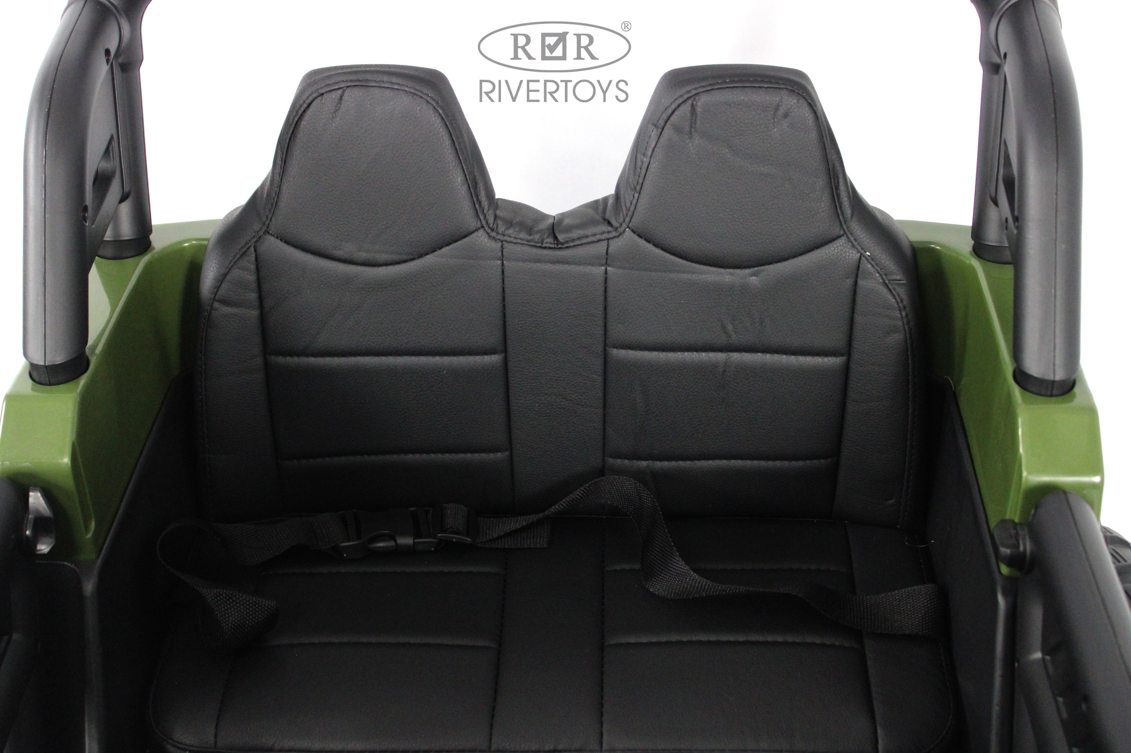 Электромобиль RIVERTOYS М555БХ-NEW-GREEN С пультом ДУ - фото 9