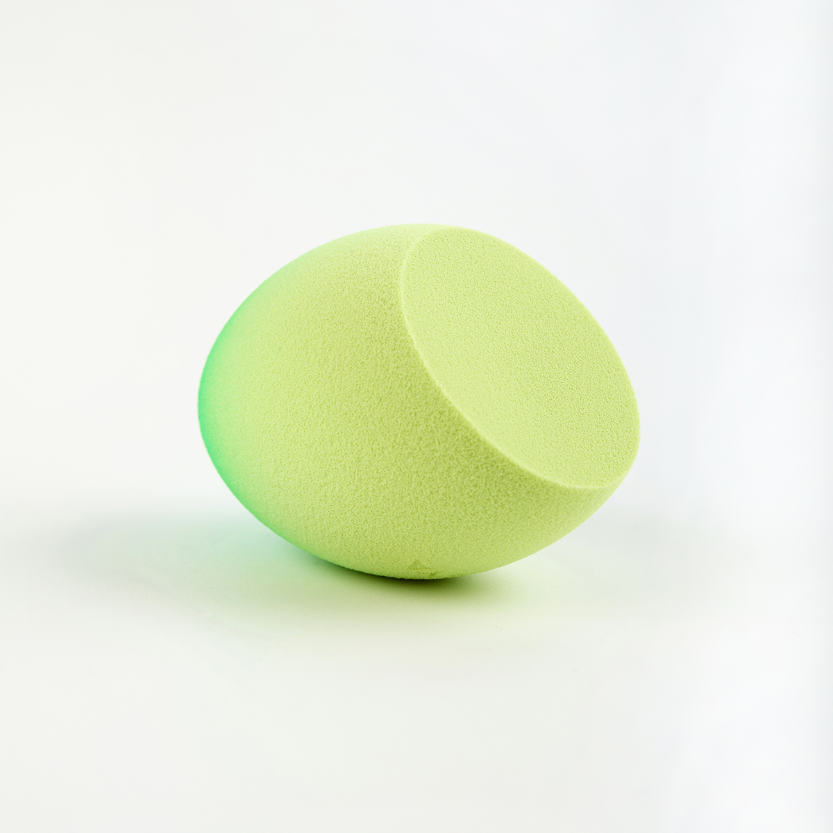 Срезом, Зеленый SOLOMEYA Спонж для макияжа со - фото 8