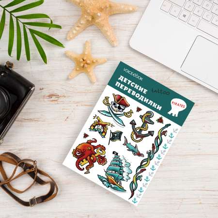 Временные татуировки VoiceBook Пираты