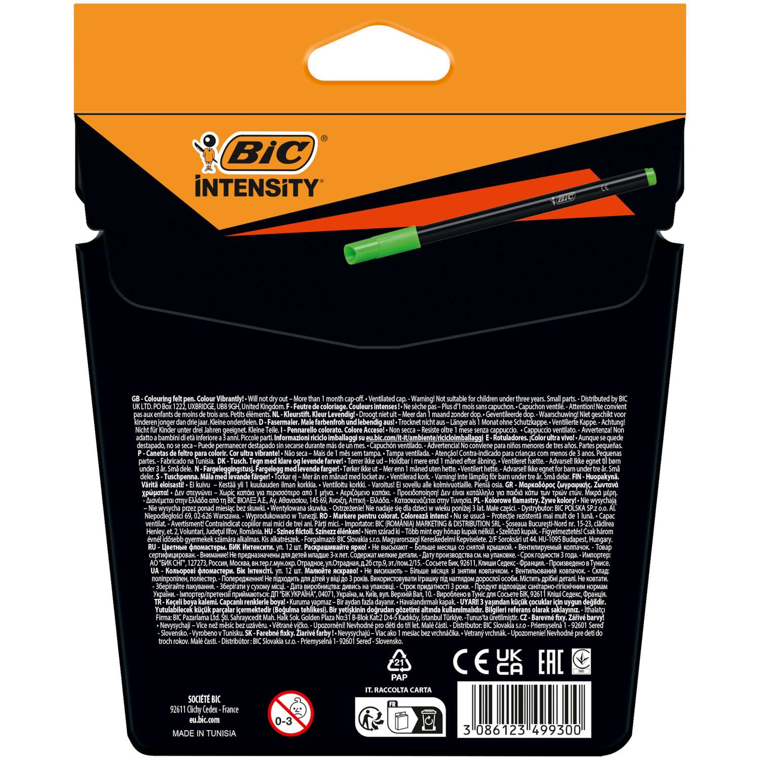 Фломастеры BIC 12 цв. - фото 2