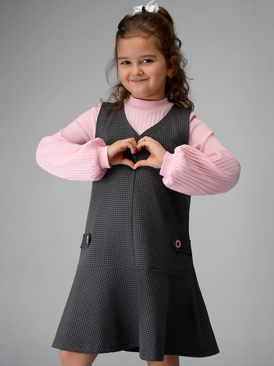 Сарафан HappyFox HF33116серый - фото 1