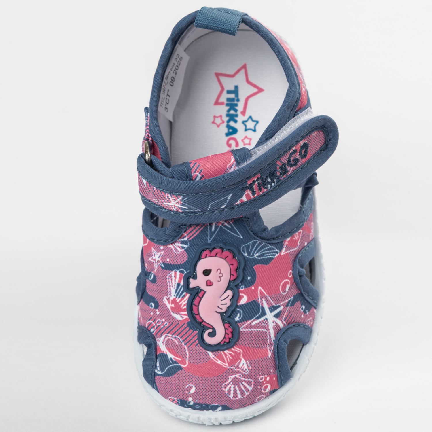 Сандалии TikkaGo 7T17_1507-2_navy-pink - фото 8