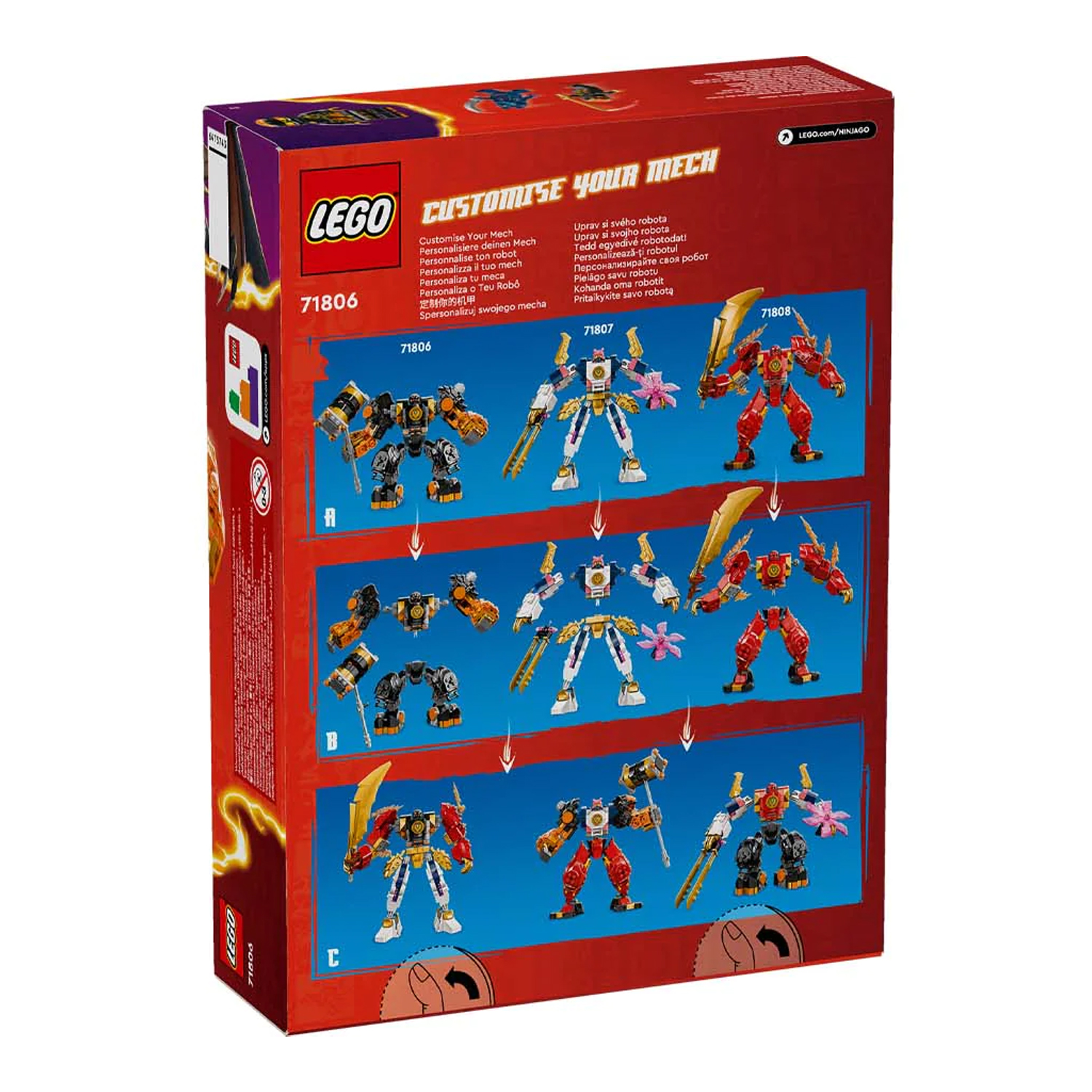 Конструктор LEGO NINJAGO Боевой робот Коула - фото 3