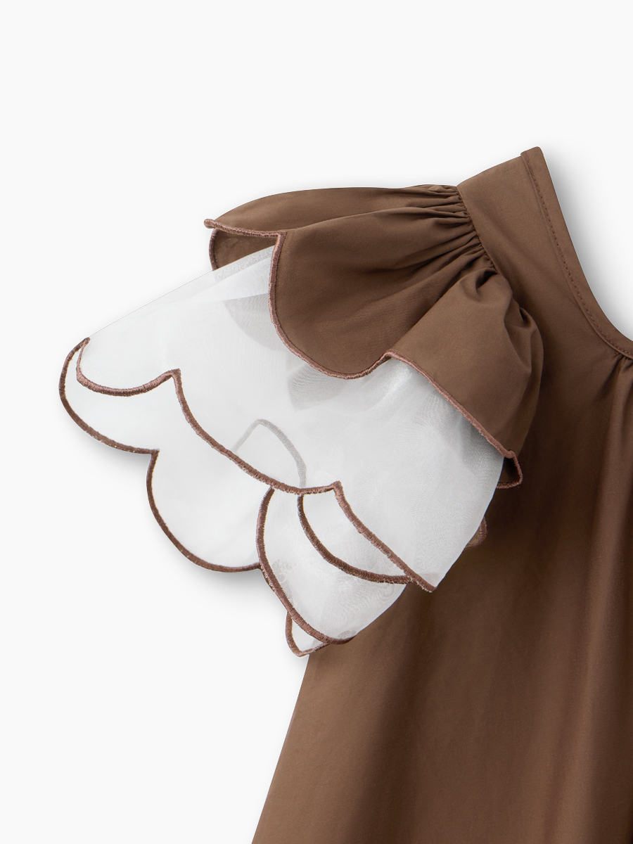 Платье Happy Baby 88724-1_dark-coffee - фото 3