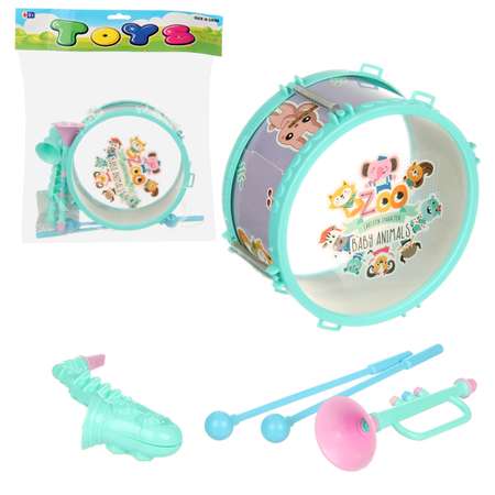Игрушка музыкальная Veld Co барабаны, труба, саксофон