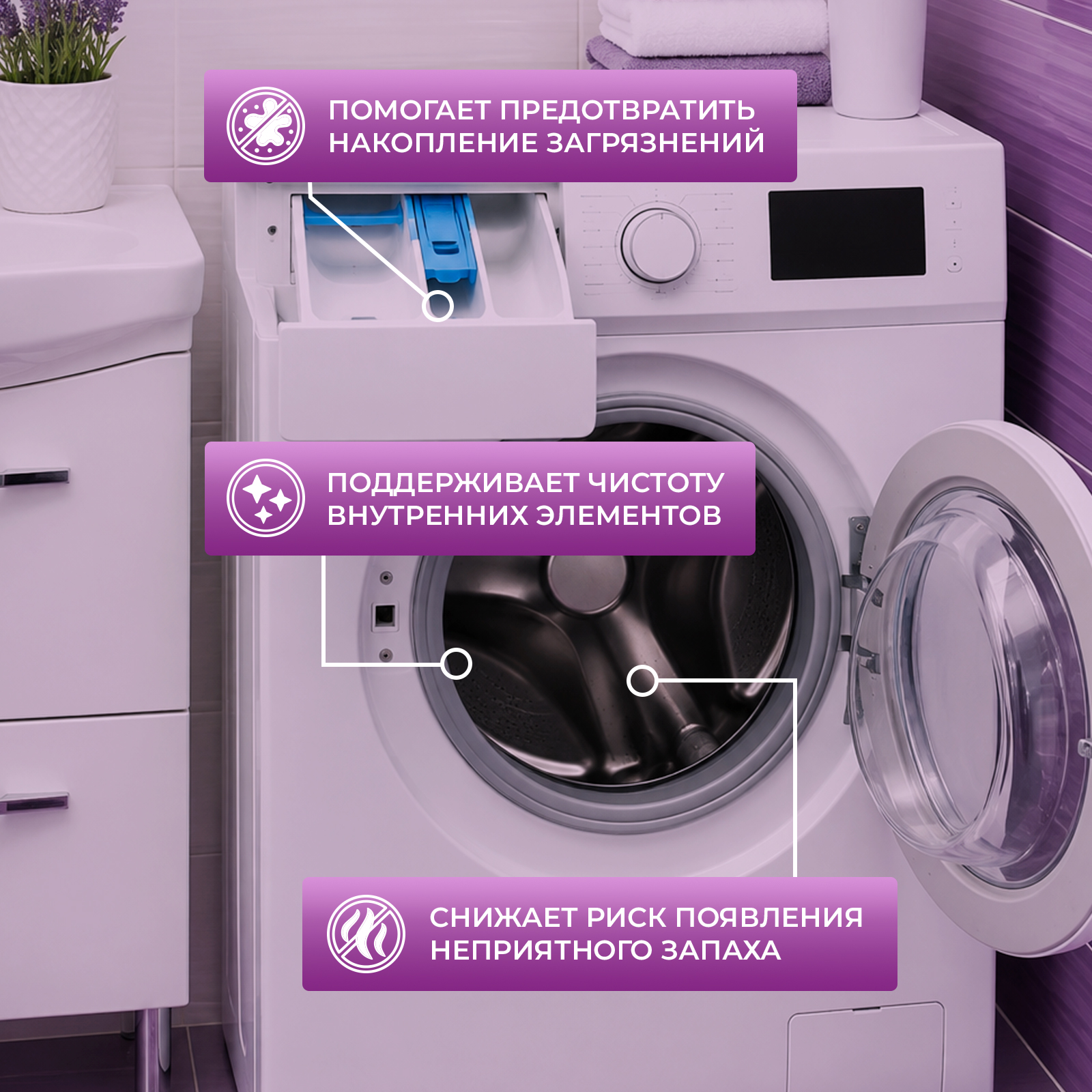 Чистящее средство Ou!borka 100 мл для стиральных машин - фото 4