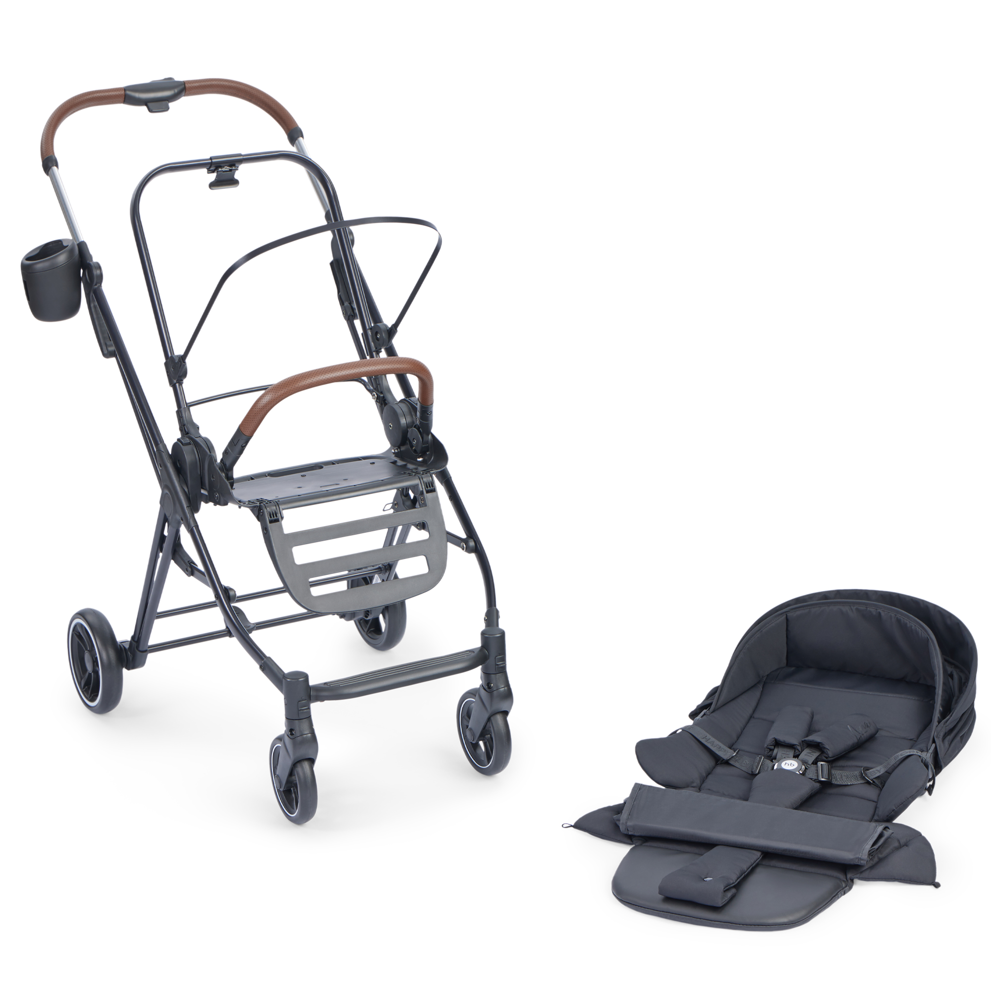 Коляска прогулочная Happy Baby Luna черный - фото 24