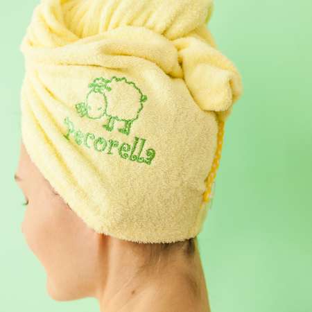 Полотенце-чалма Pecorella желтый