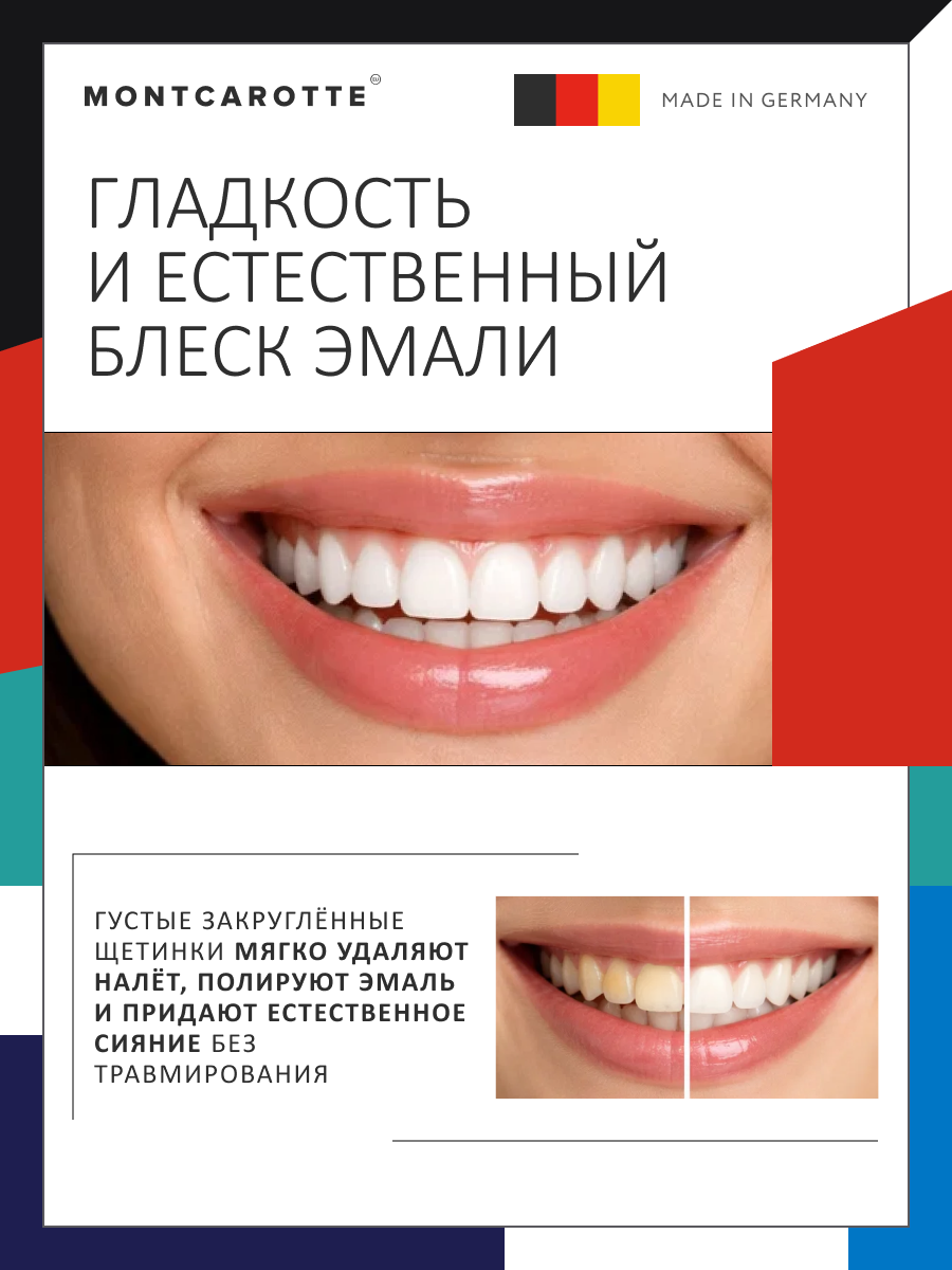 Зубная щетка классическая Montcarotte от 12 лет 1 шт. - фото 7