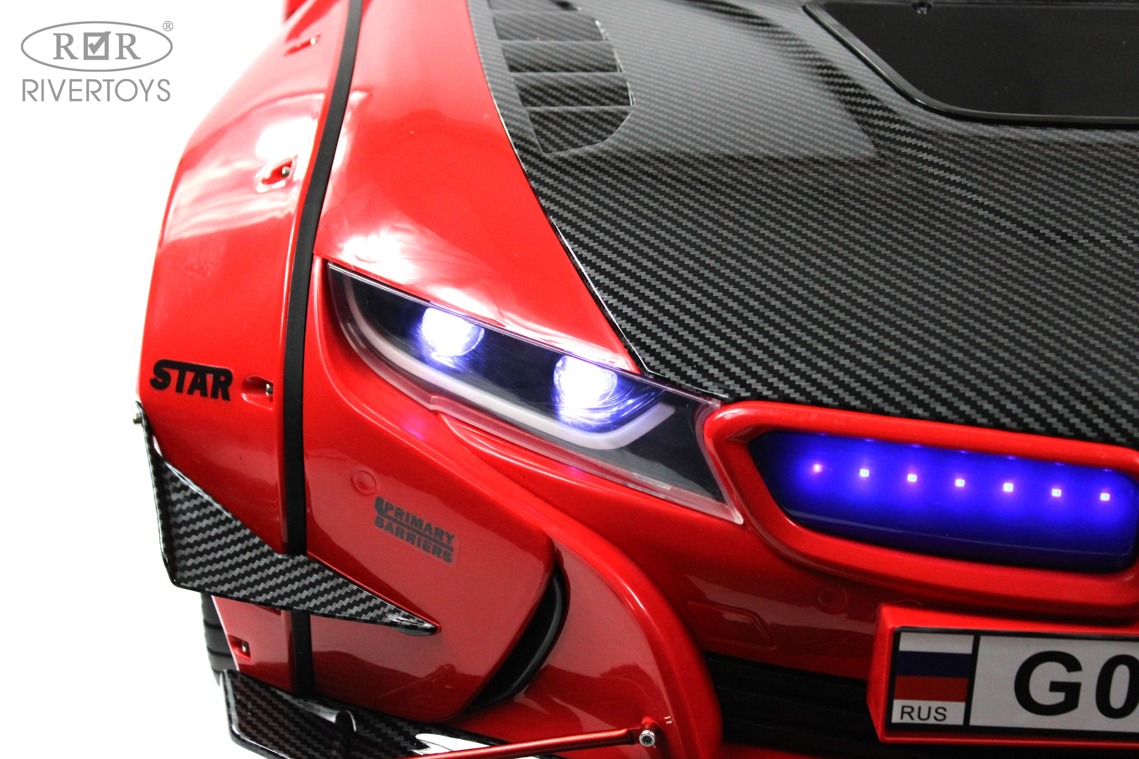 Электромобиль RIVERTOYS BMW G007GG-RED С пультом ДУ - фото 4