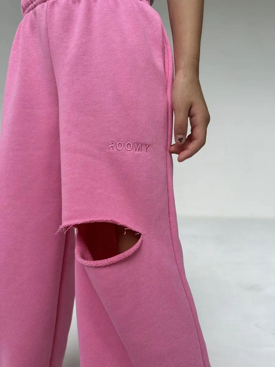 Брюки ROOMY ESSENCE STREETjog/pink - фото 9