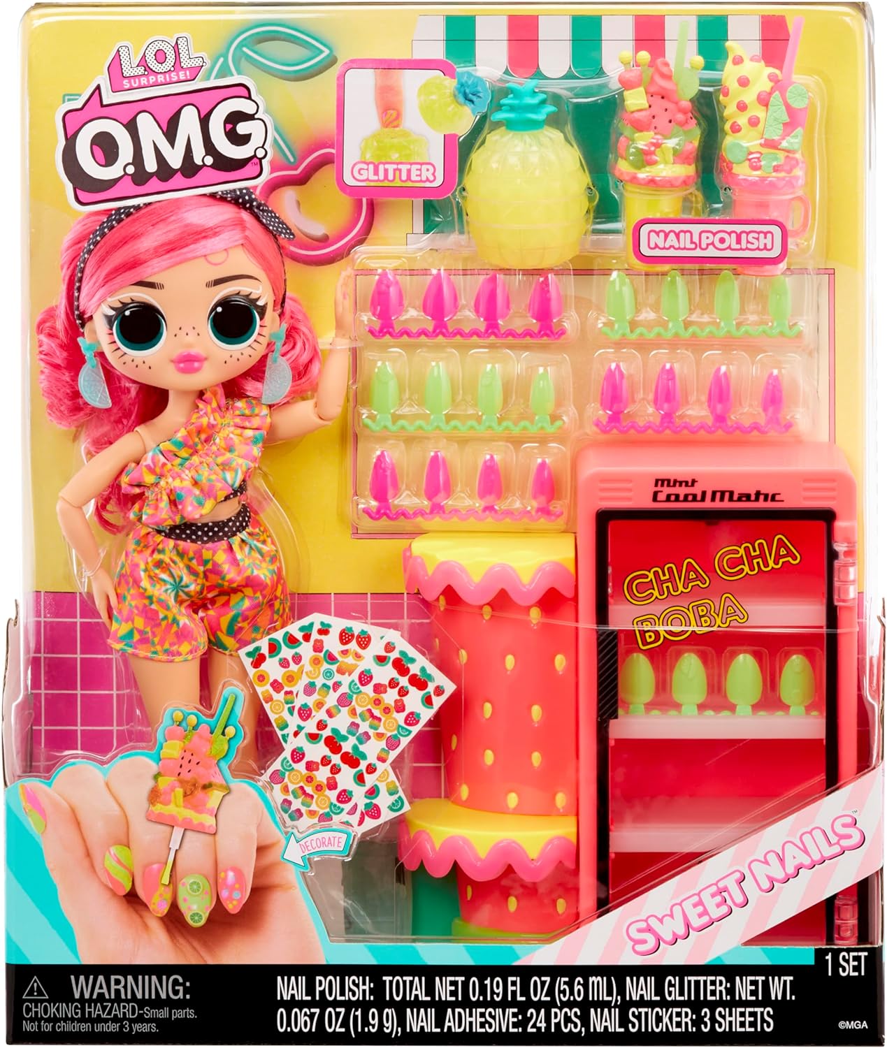 Кукла модельная L.O.L. Surprise! OMG Sweet Nails Pinky P 503842EUC - фото 7