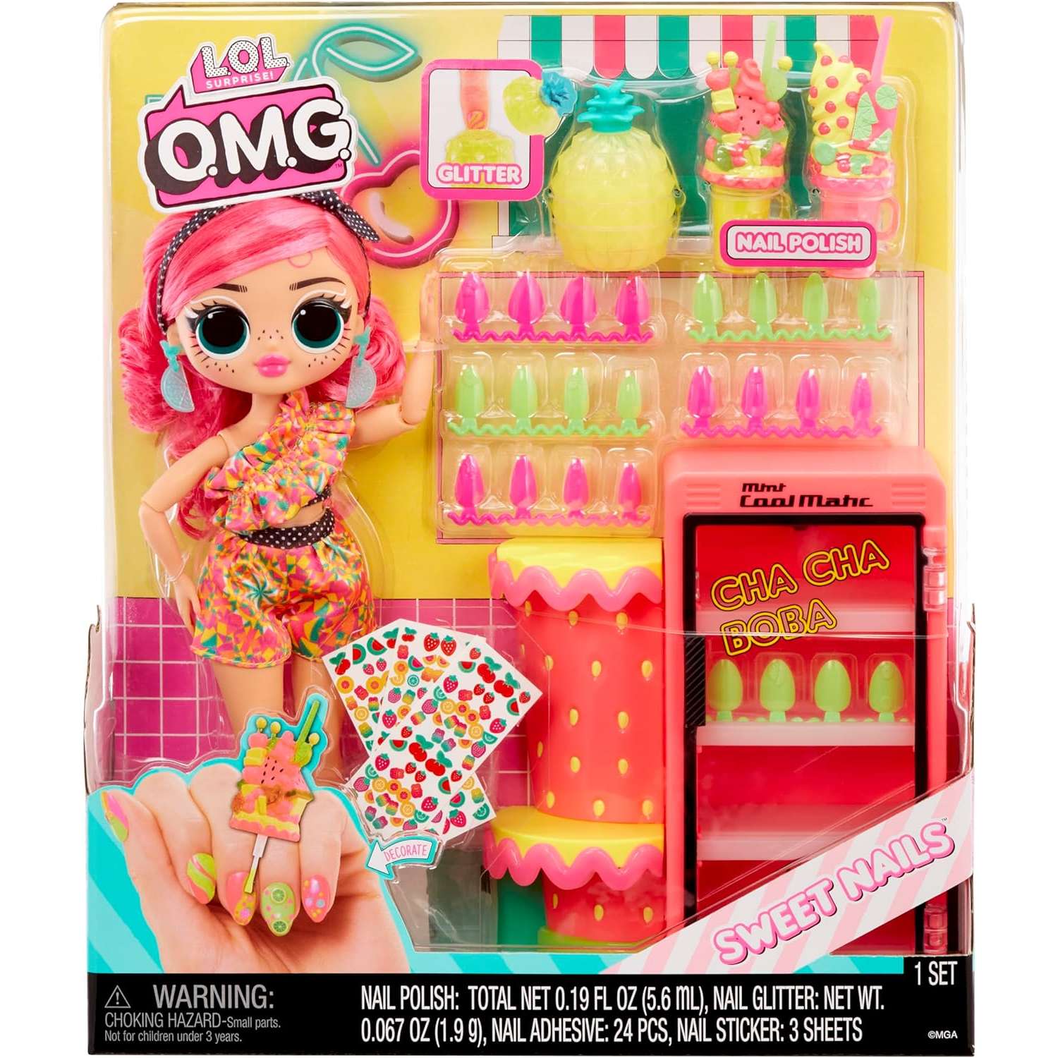 Кукла модельная L.O.L. Surprise! OMG Sweet Nails Pinky P 503842EUC - фото 7