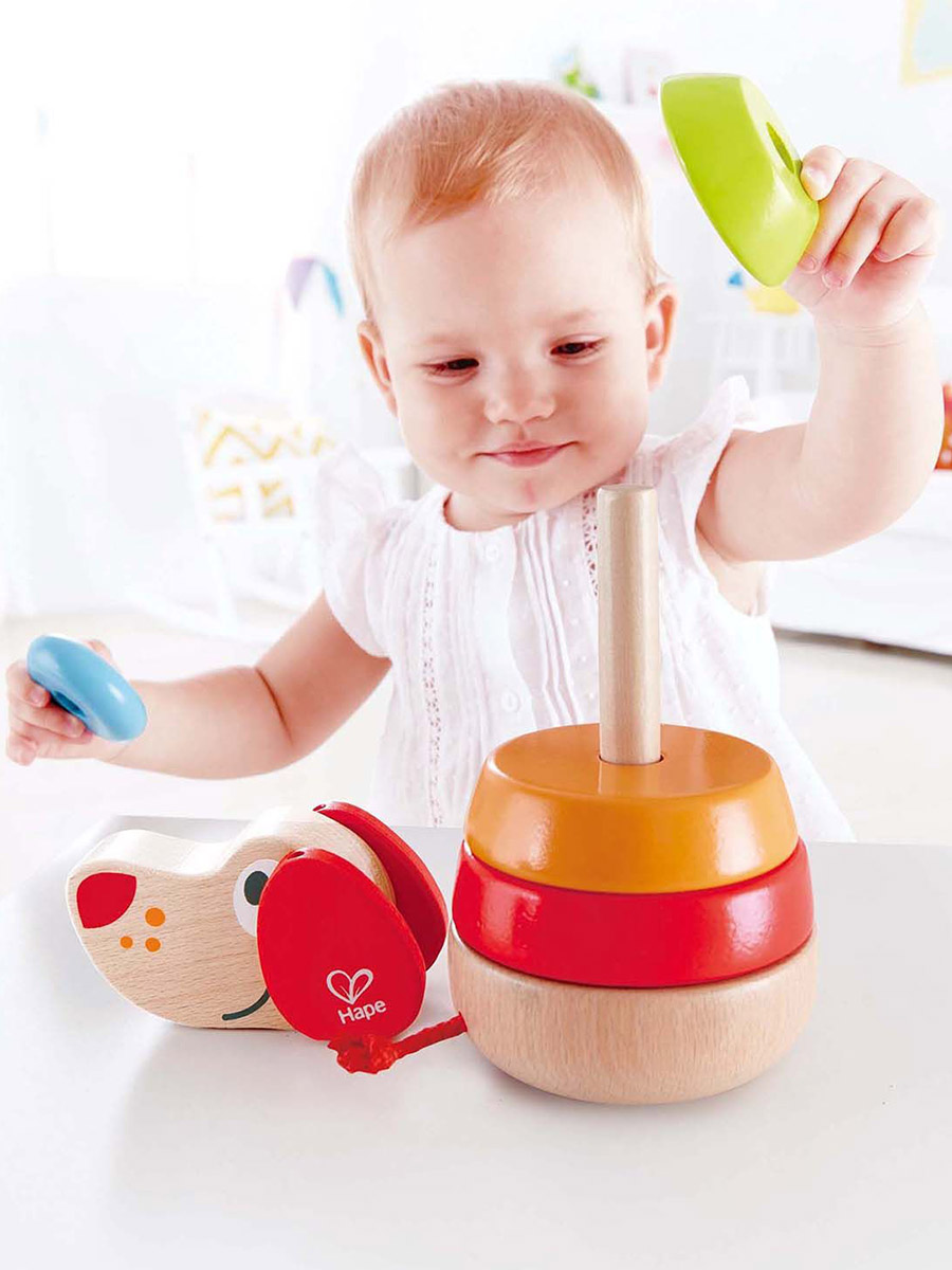 Игрушка Hape пирамидка Собака - фото 2