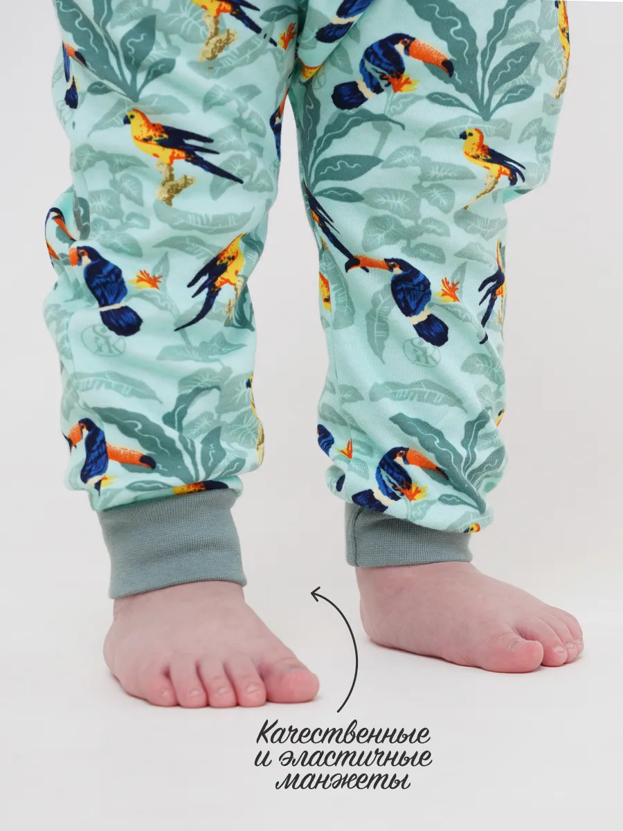 Штанишки 3 шт Супер Пупс нбр/3пр/шт/SK21джунглизеленый - фото 5