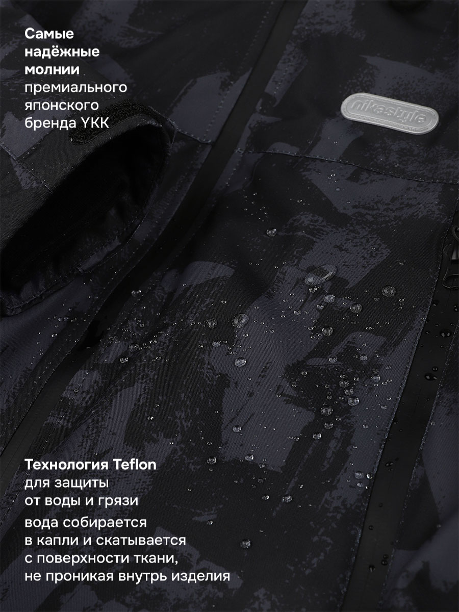 Куртка NIKASTYLE п4м3926 черный - фото 10
