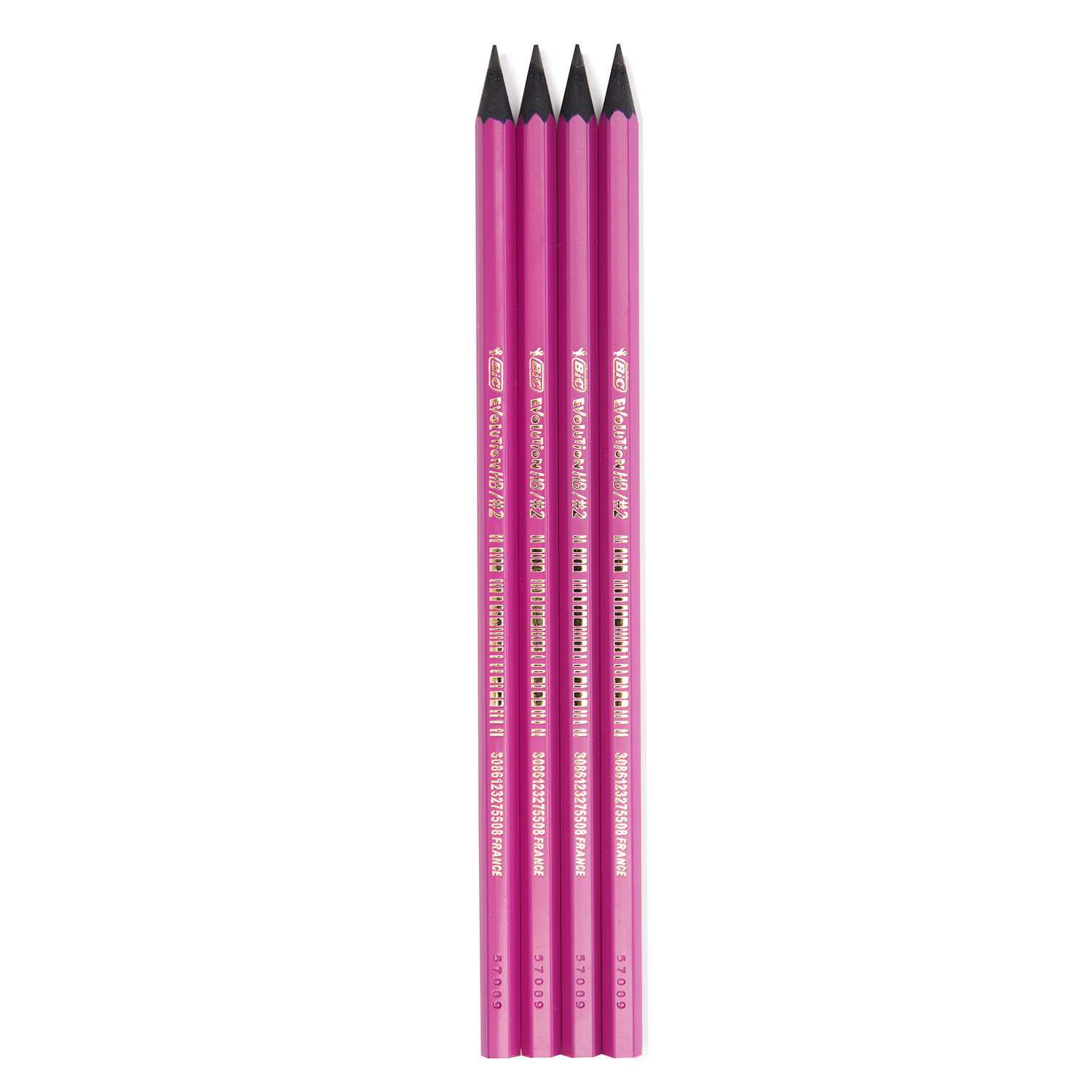 Карандаши чернографитные Miss BIC 4 шт. - фото 1