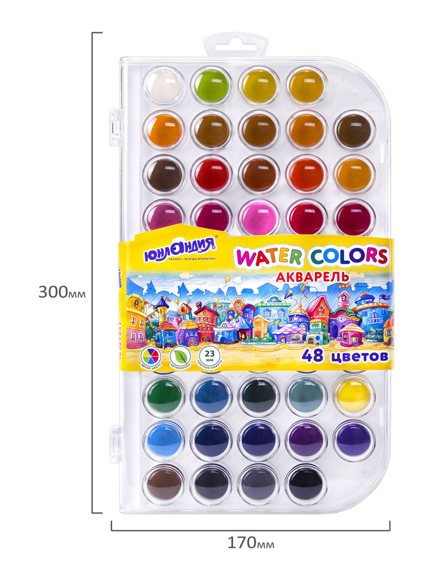 Краски акварель Юнландия 48 цв. - фото 7