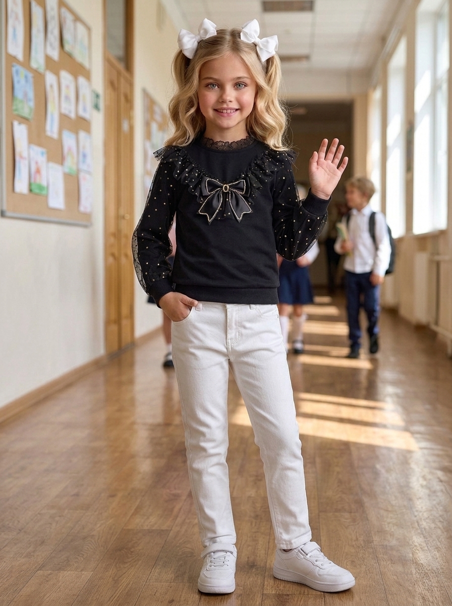 Блузка KATARINAKIDS БлузЧерн - фото 22