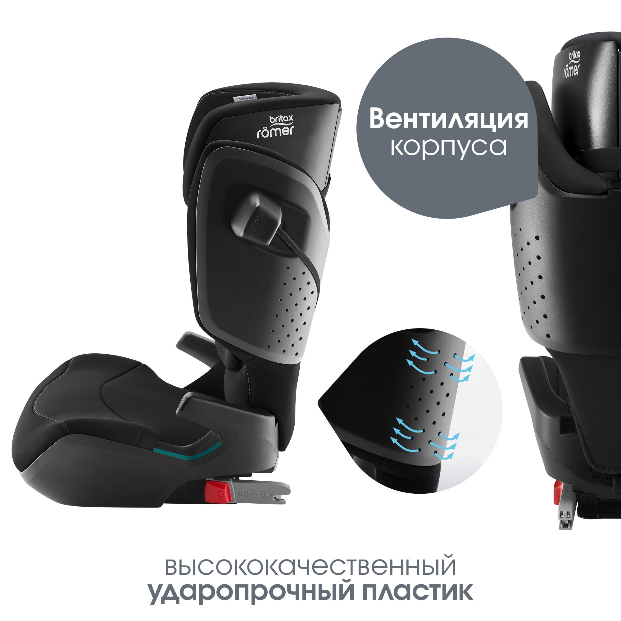 Автокресло Britax Roemer Kidfix PRO Isofix 2/3 (15-36 кг) - фото 10