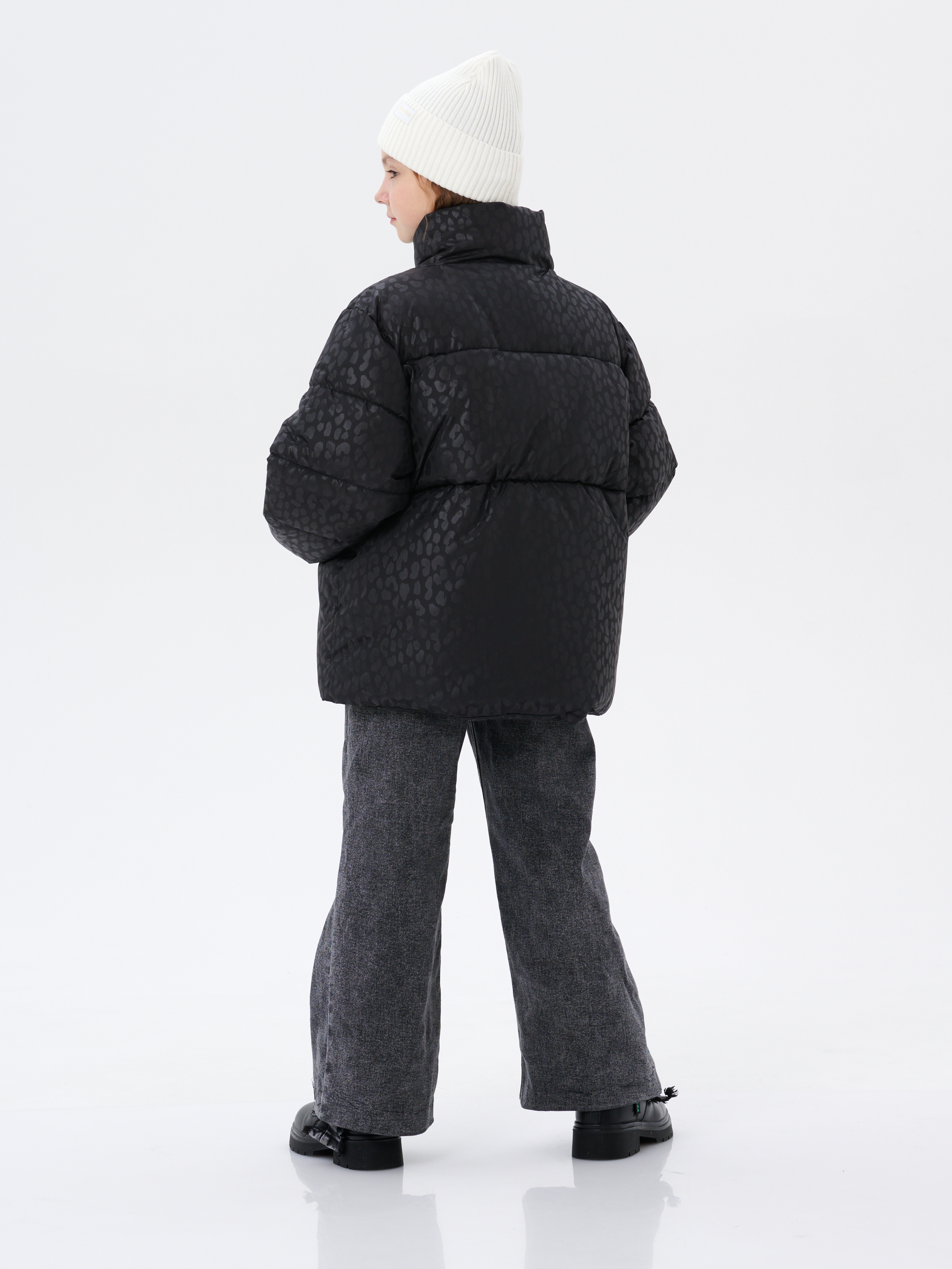 Куртка КрутышОк Т-066 черный леопард - фото 13