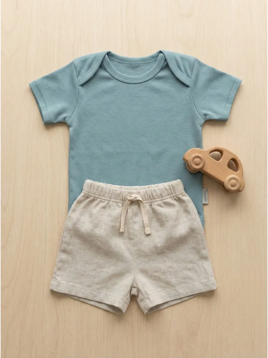 Футболки 3 шт Супер Пупс нбр/3пр/футб/голубыерыбки - фото 8