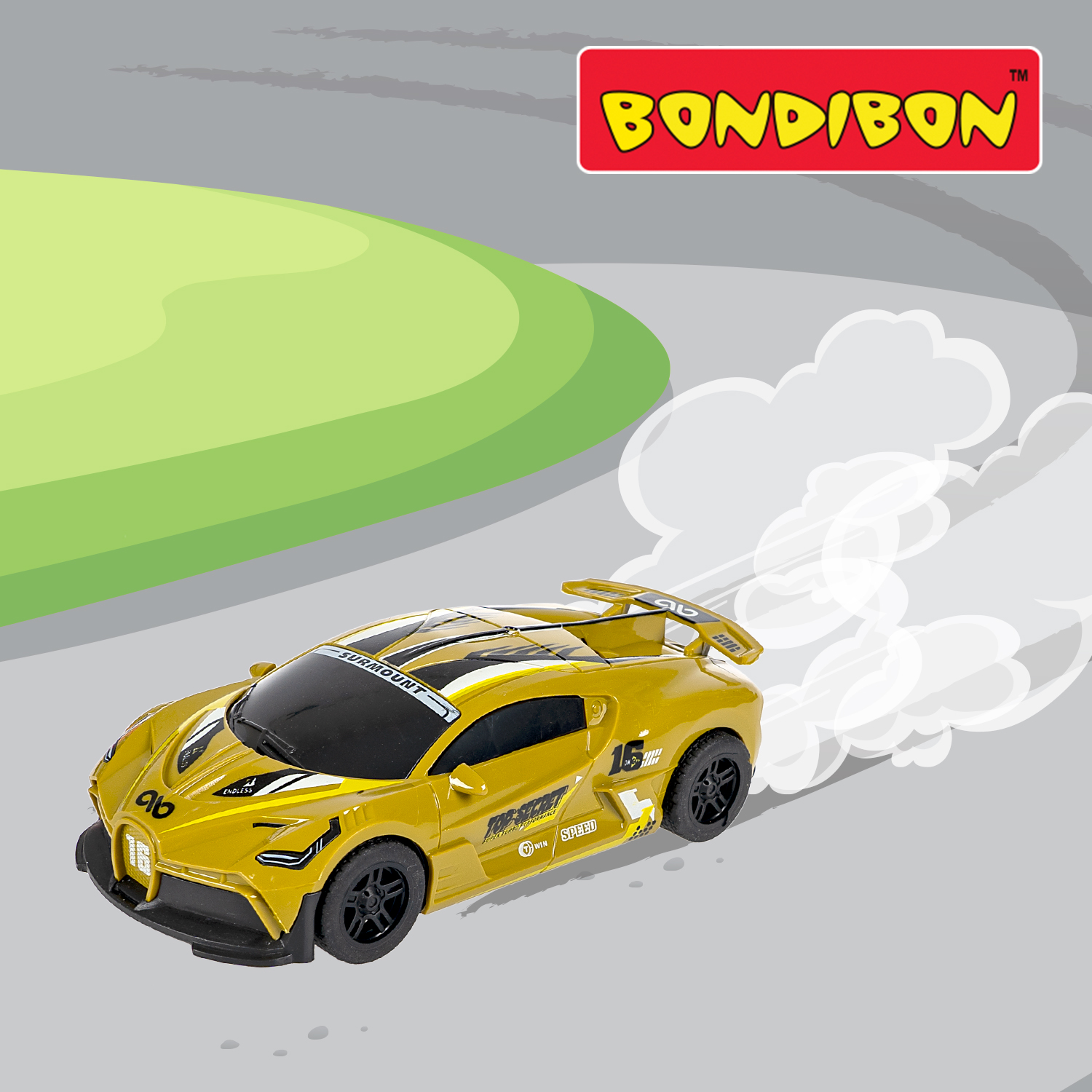 Автомобиль Bondibon Инерционная машинка дрифт 1:24 ВВ6407 - фото 12