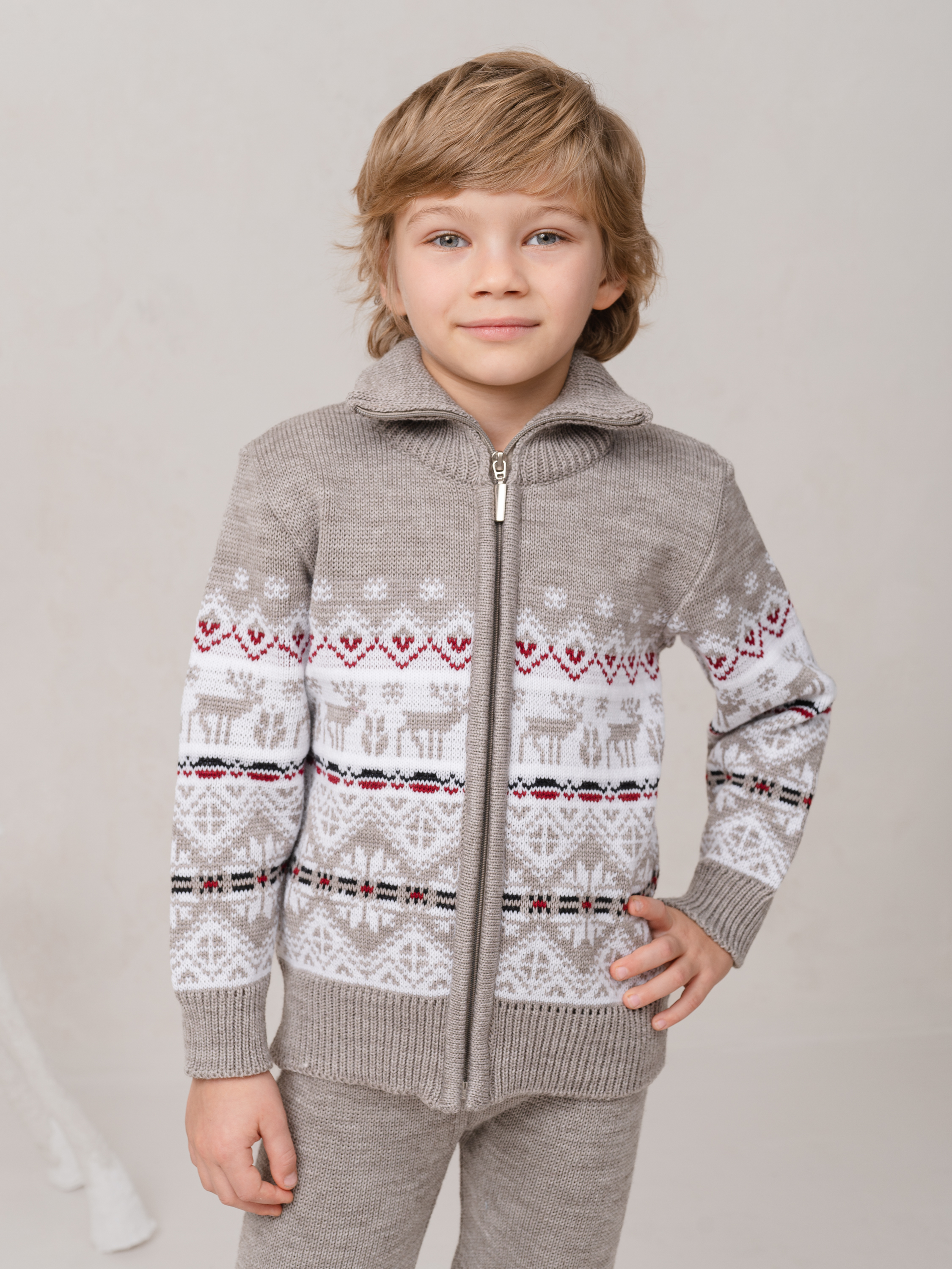 Толстовка КОвровский ТРИкотаж 164/кофейный - фото 1