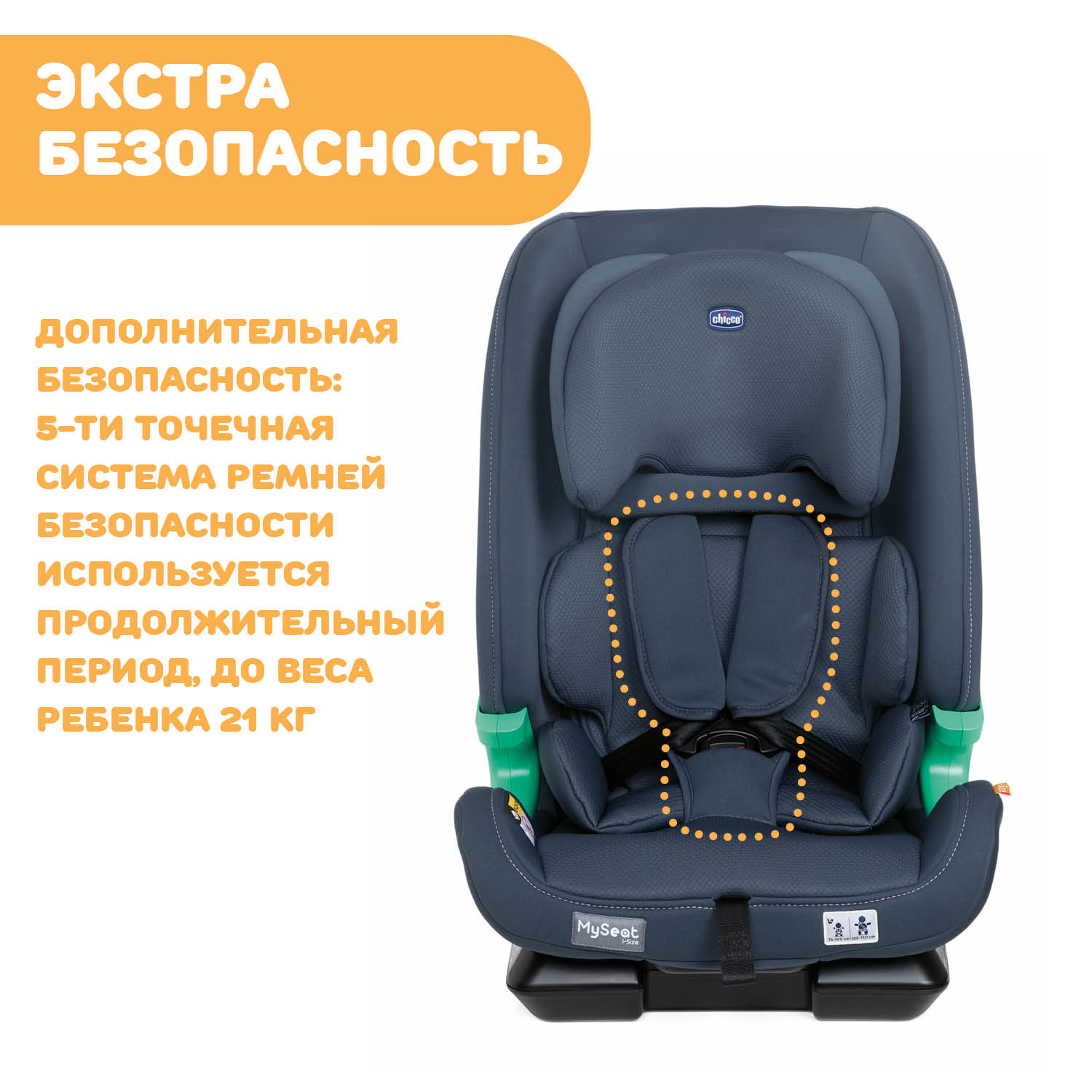 Автокресло Chicco 1/2/3 (9-36 кг) - фото 28