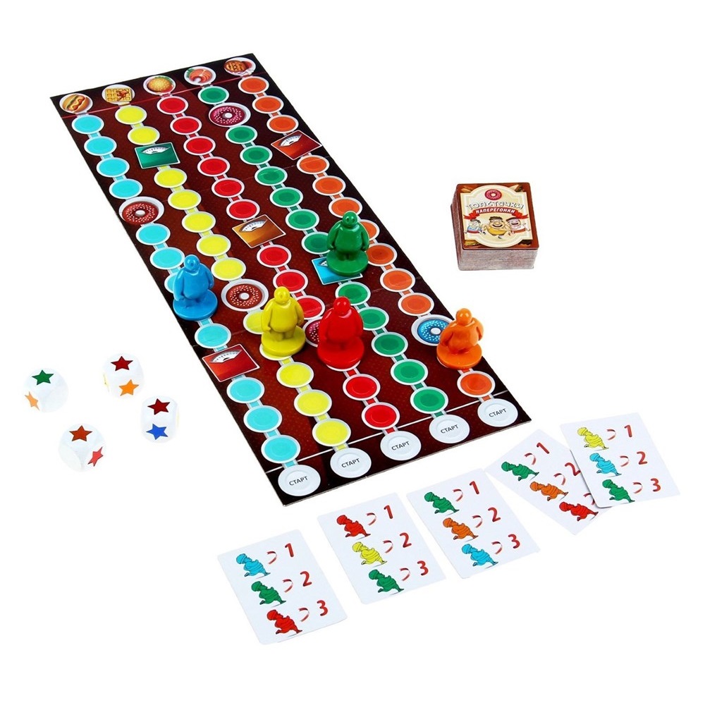 Настольная игра Лас Играс Толстячки на перегонки - фото 4