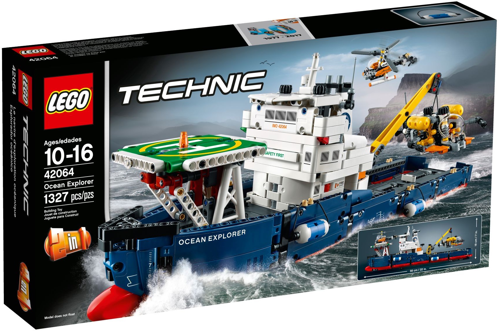 Конструктор LEGO Technic 42064 1327 дет. - фото 1