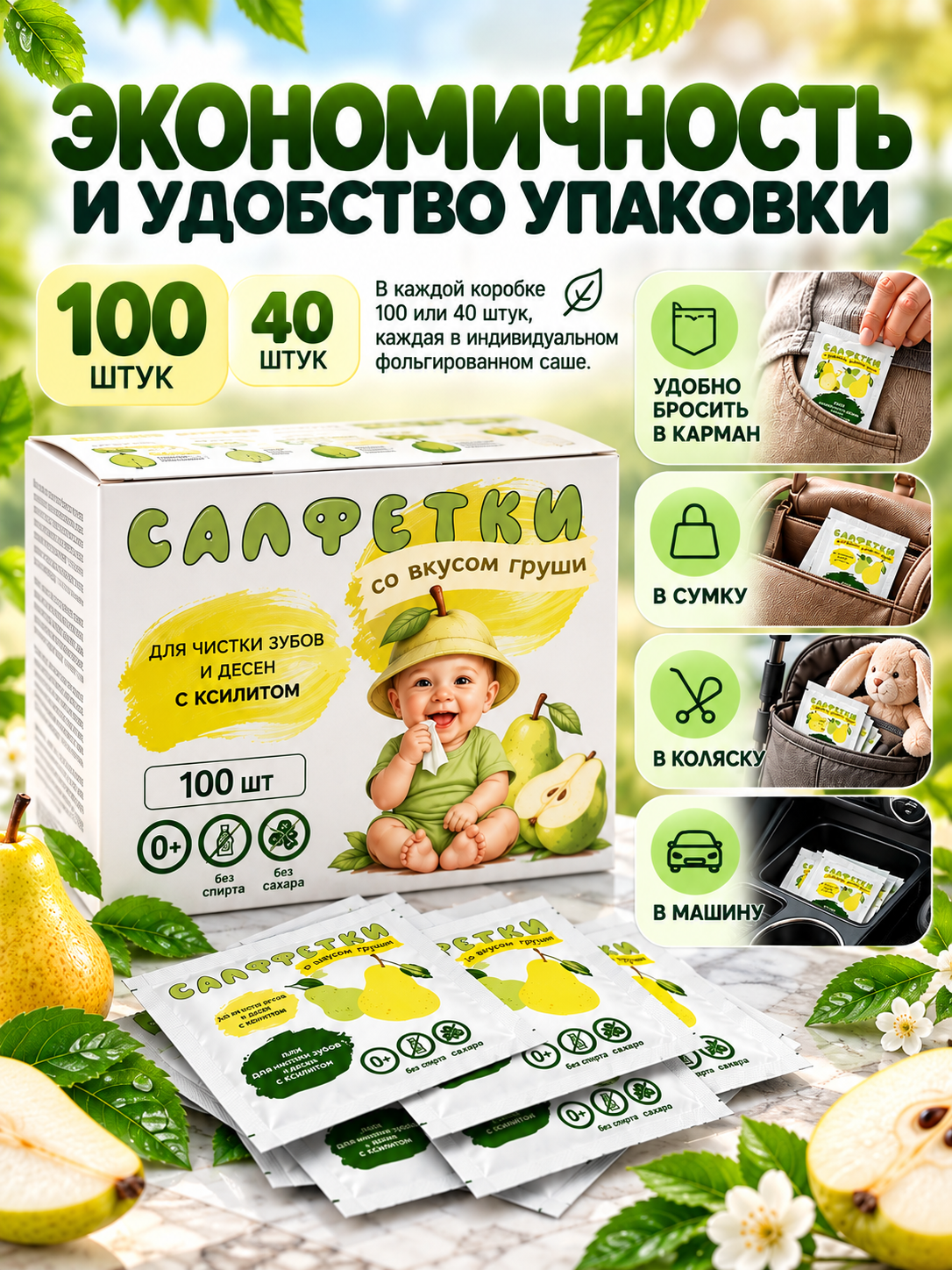 Влажные салфетки LikeForm для полости рта 100 шт. - фото 4