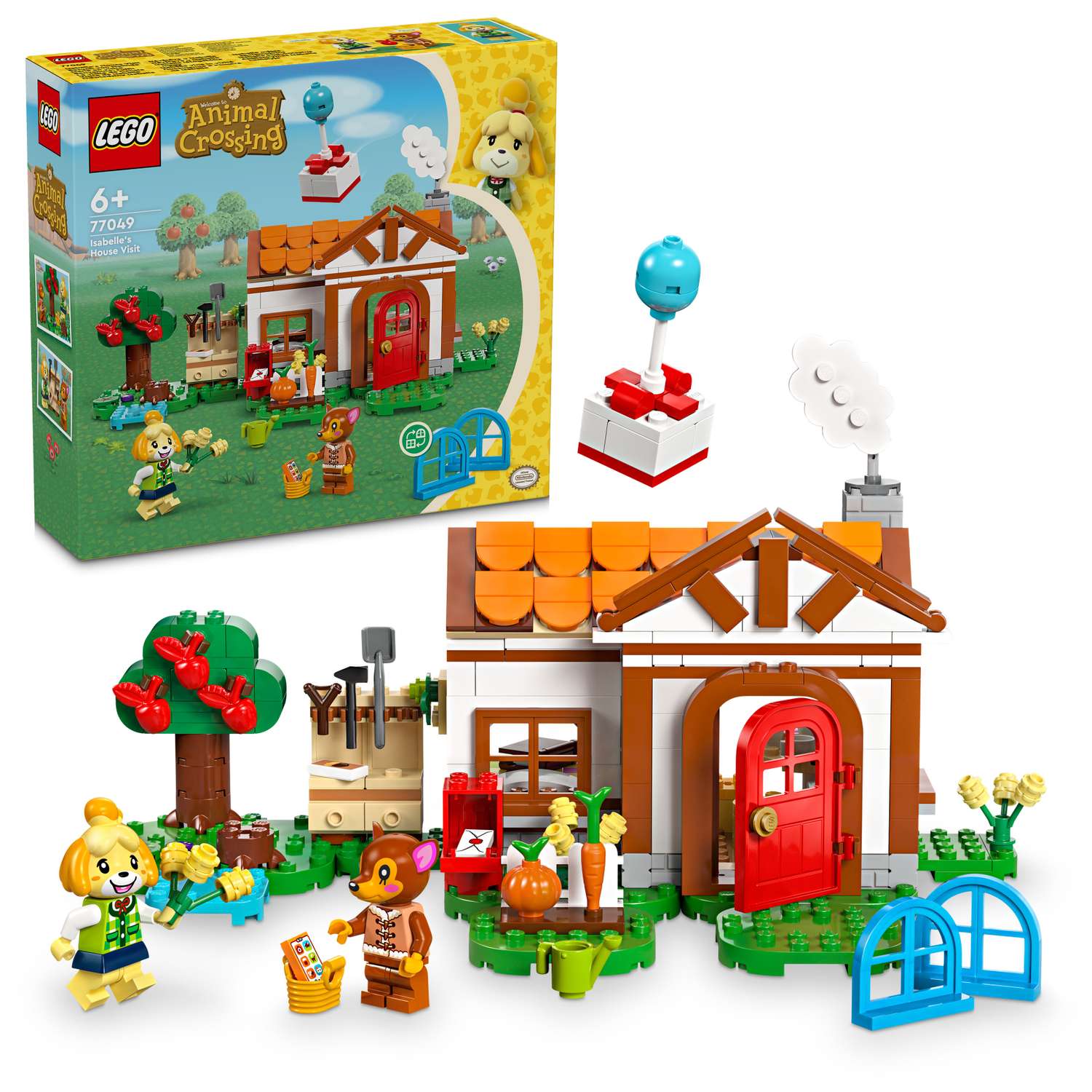 Конструктор LEGO Animal Crossing Isabelles House Visit блочный - фото 1