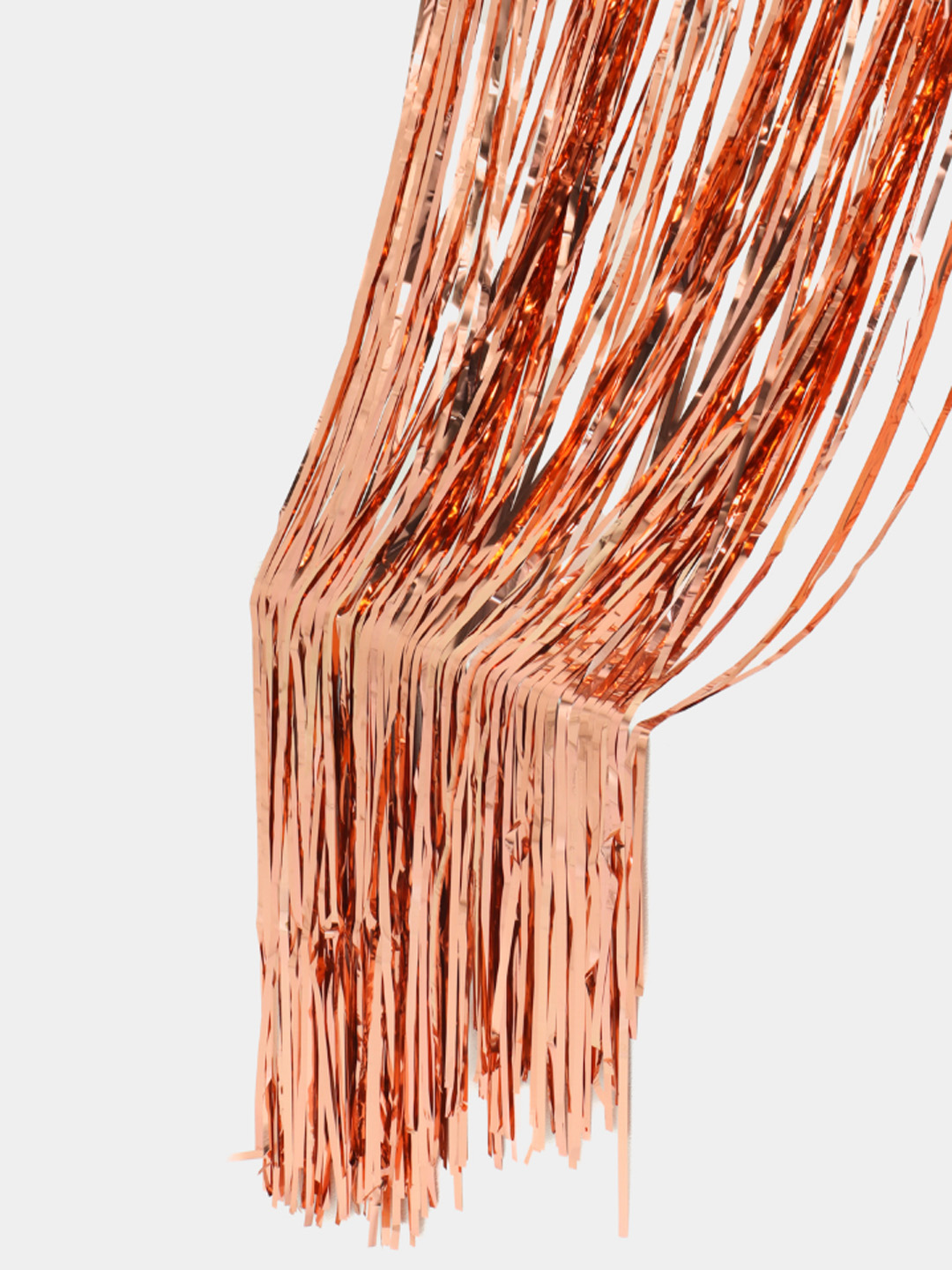 Дождик для фотозоны ZHIYU MENG розовое золото 2х1м 4 штуки - фото 3