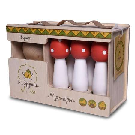 Игра ЯиГрушка Боулинг Мухоморы и ёжик