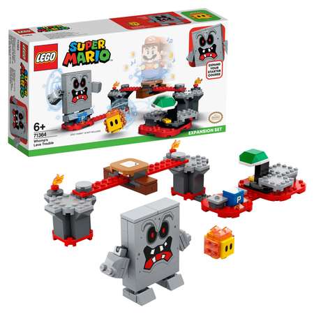 Конструктор LEGO Super Mario Неприятности в крепости Вомпа блочный