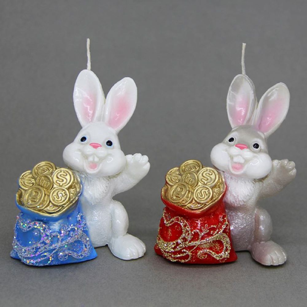 Лента Магия праздника Кролик с мешком - фото 1