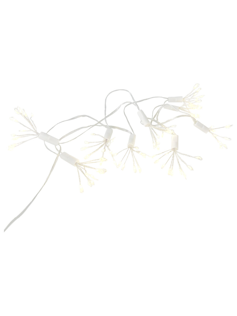 Гирлянда новогодняя Золотая сказка интерьерная для дома и на елку 10 пучков USB светодиодная - фото 6