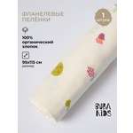 Пелёнка BUBA KIDS Сады Кавказа фланель 95х115 см 1 шт.
