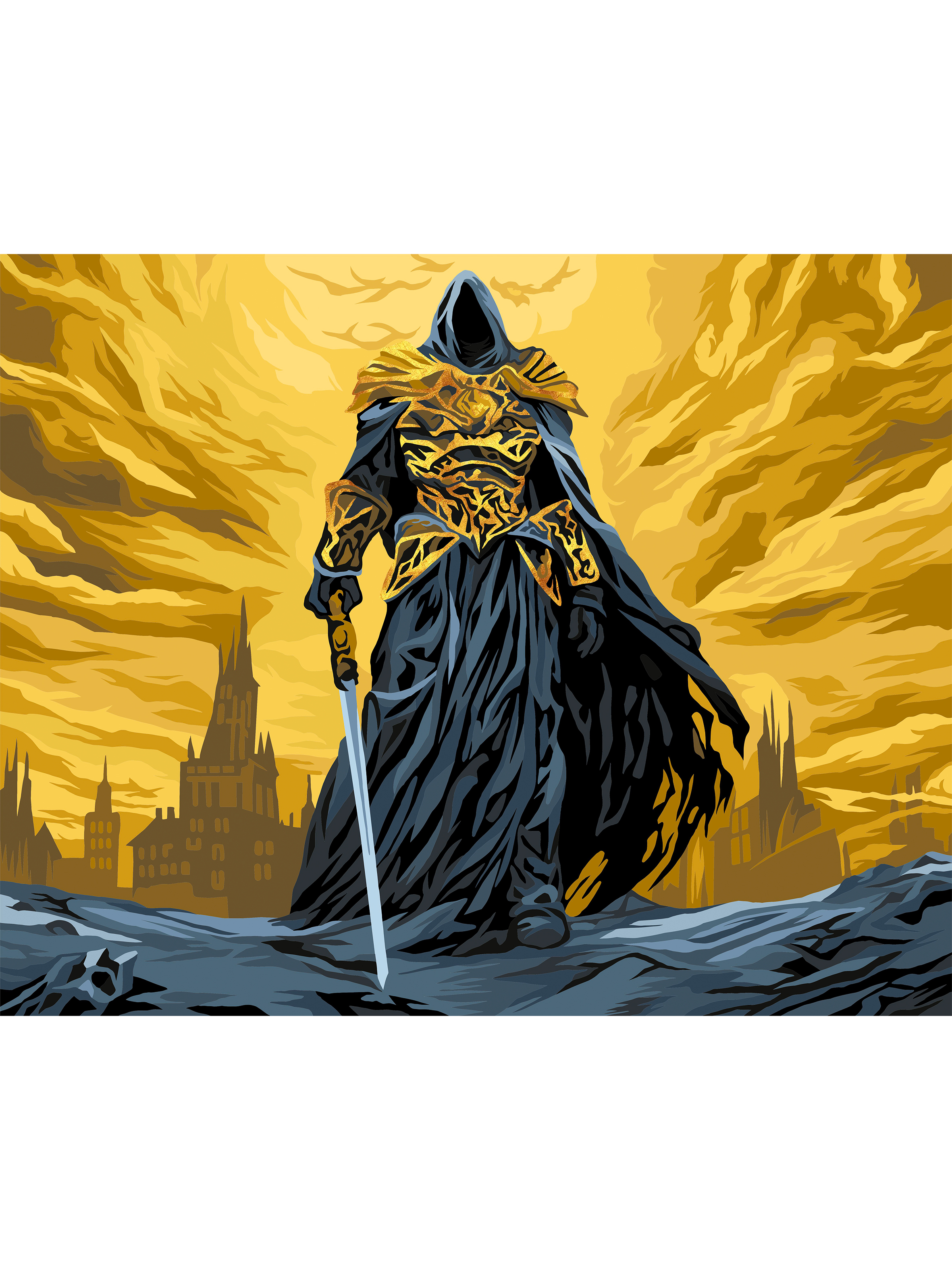 Картина по номерам Это просто шедевр Тёмный рыцарь в ассортименте - фото 2