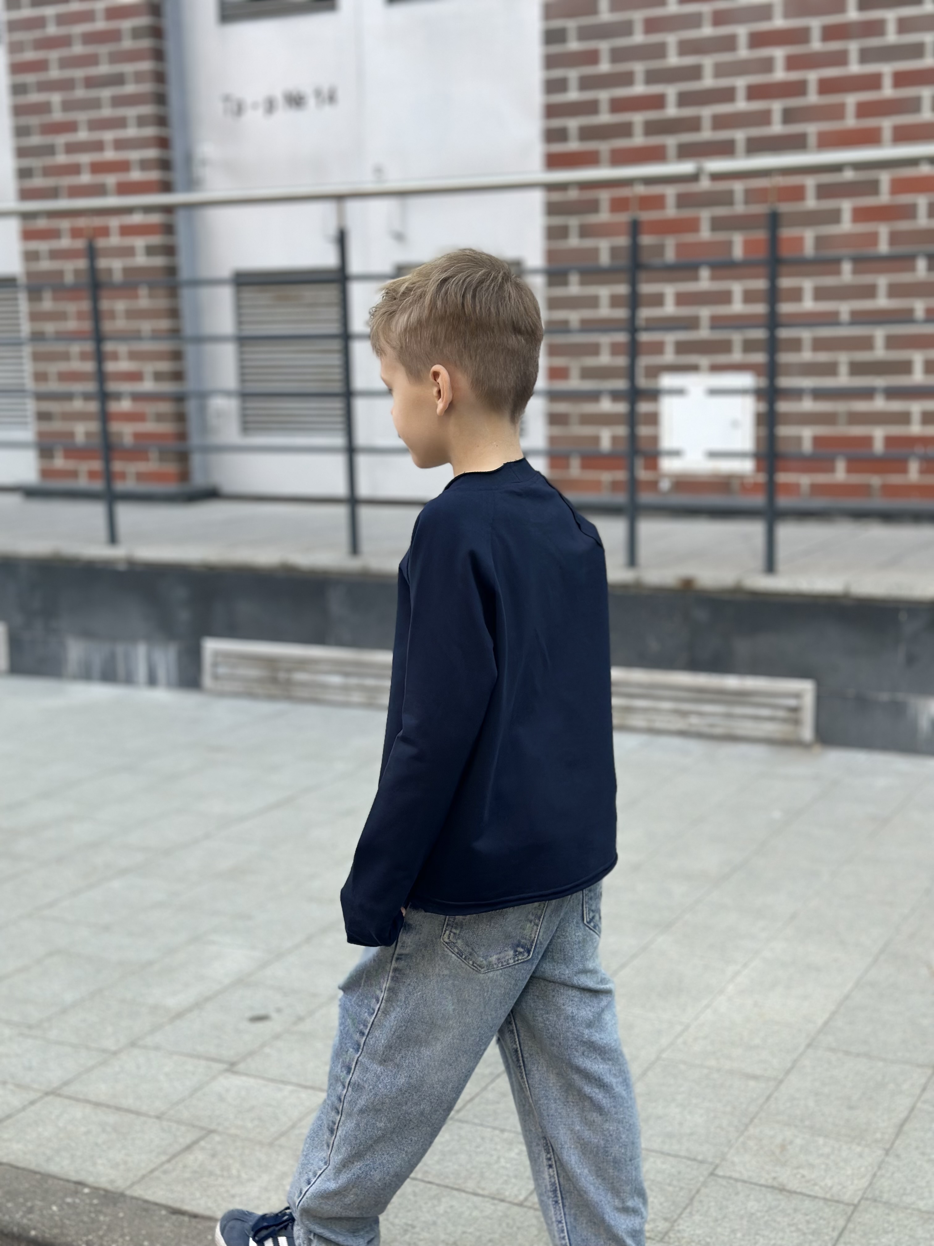 Лонгслив МОЛОДОСТЬ ГОВОРИТ синийлонгслив - фото 5