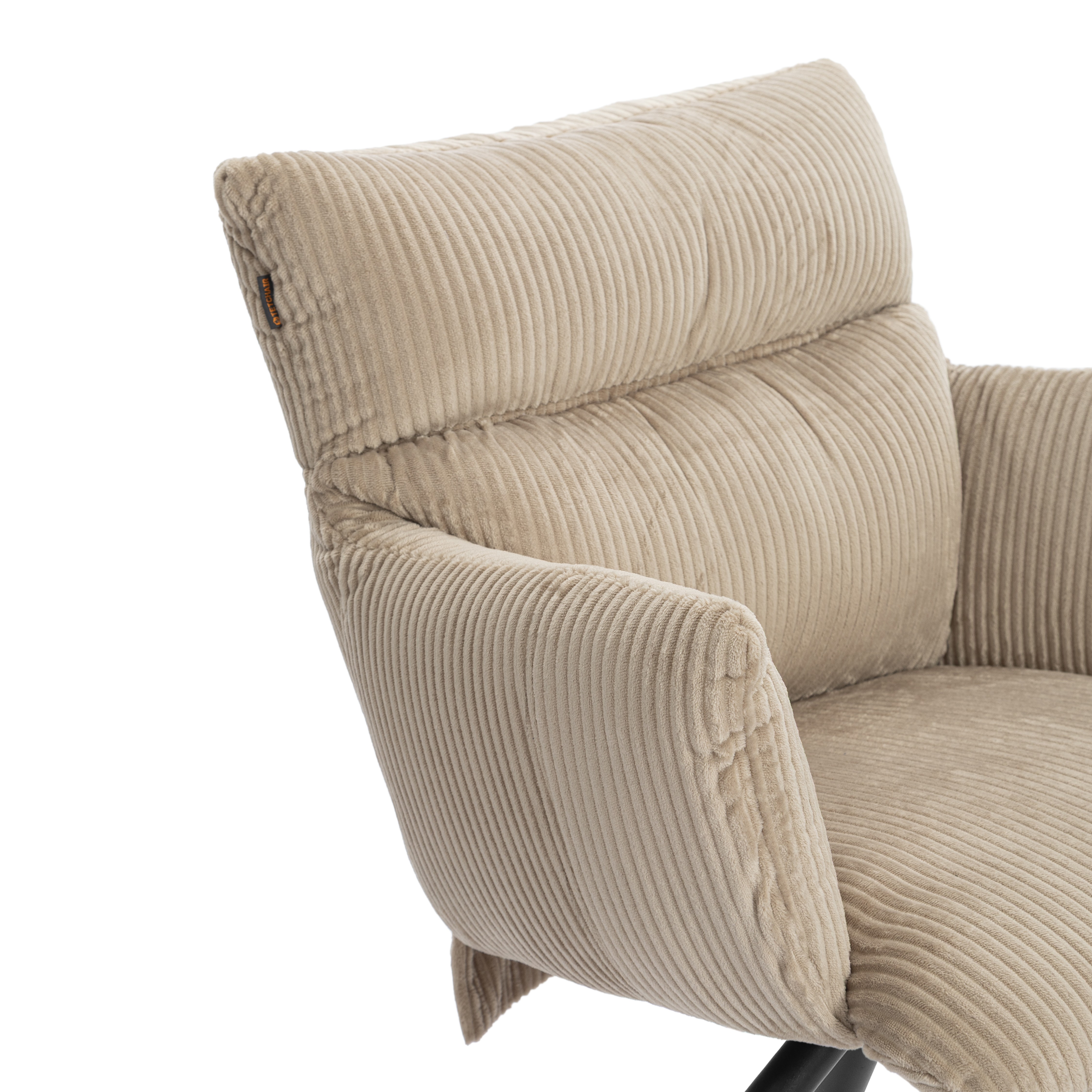 Стул TETCHAIR Флаффи вельвет бежевый - фото 8