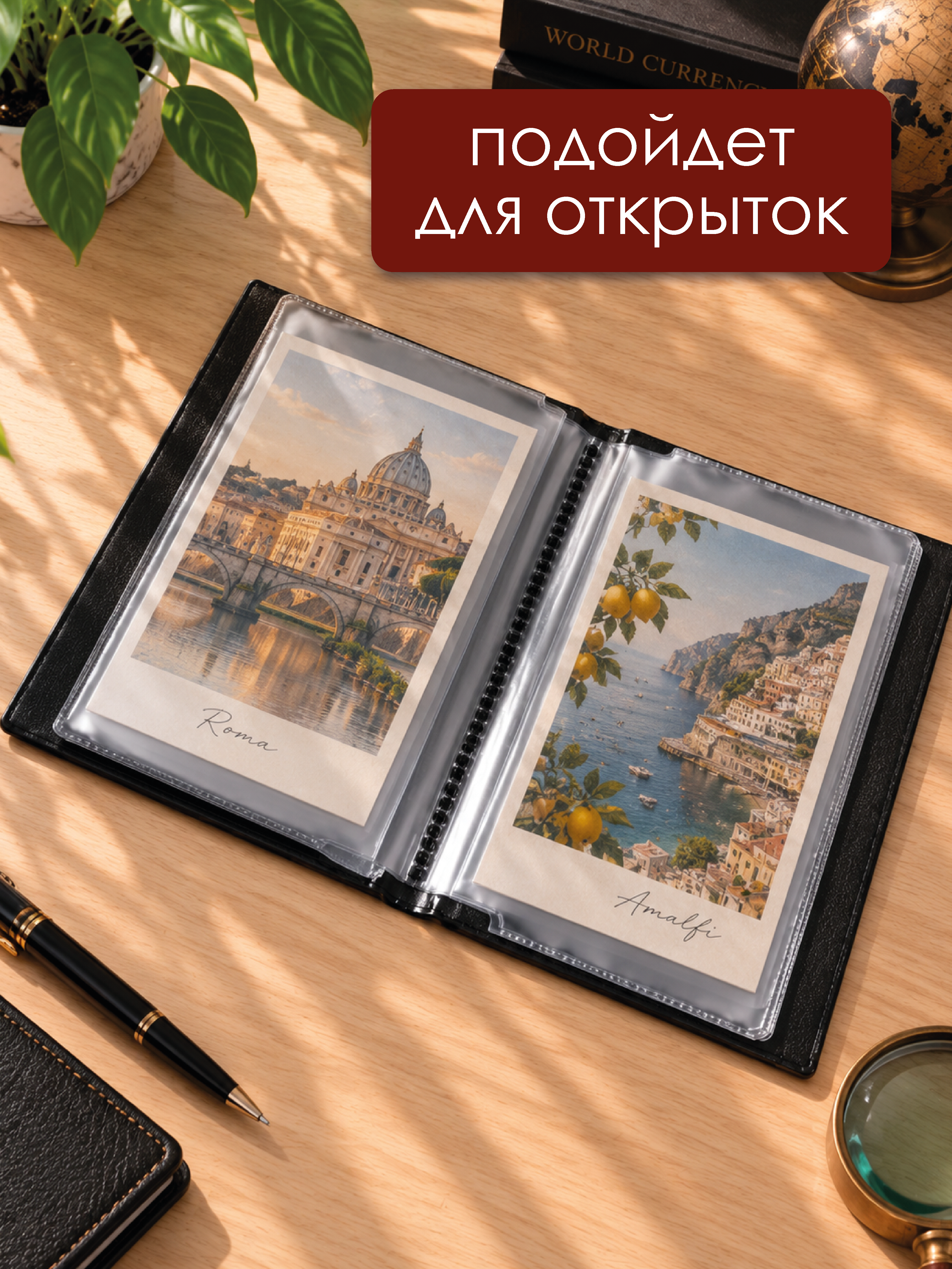 Альбом для банкнот и купюр AXLER 24 листа - фото 6