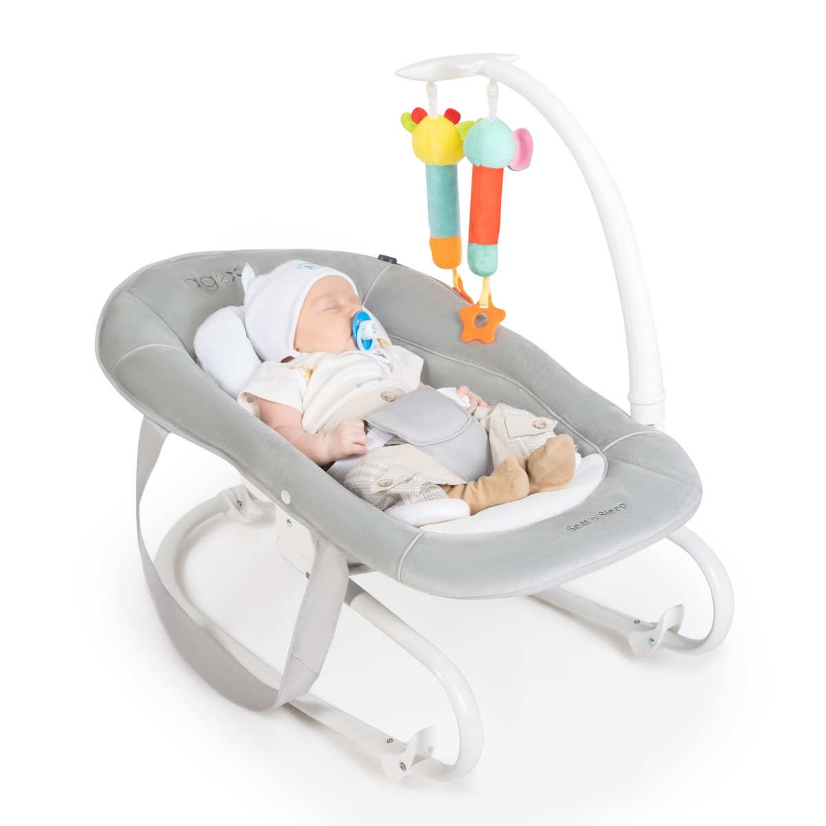 Стульчик для кормления agex Seat n Sleep классический - фото 18
