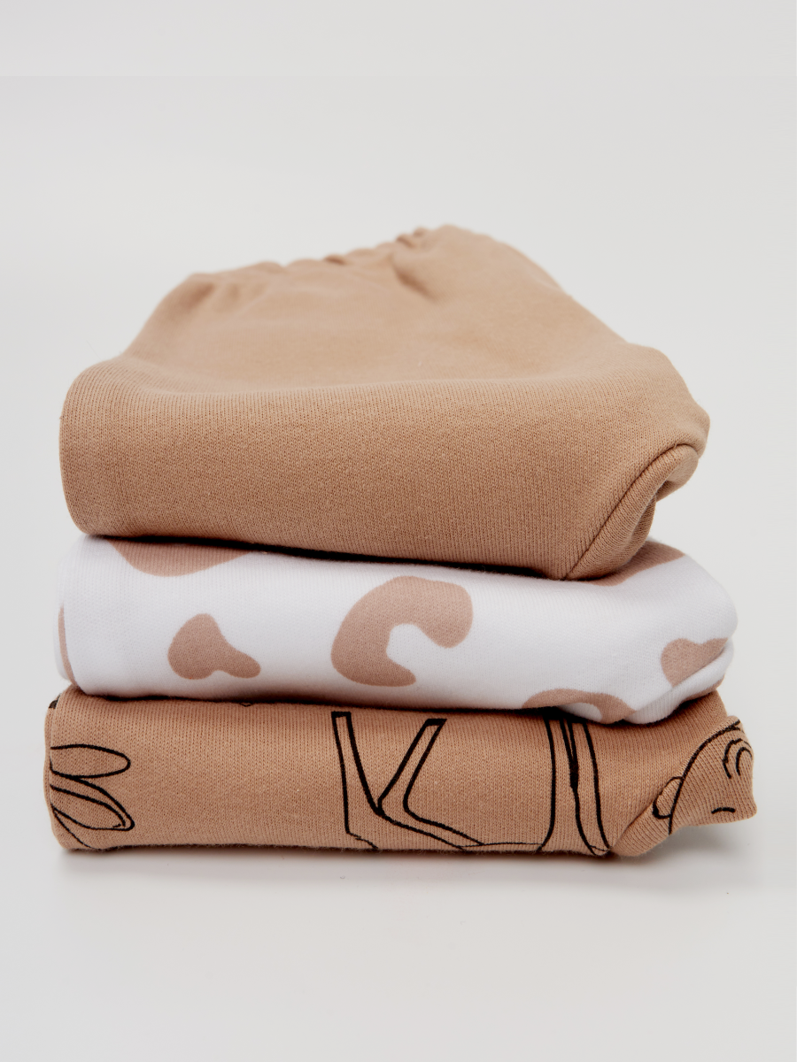 Штанишки 3 шт ШВЕЙНЫЕ ИСТОРИИ ползункизвери - фото 2