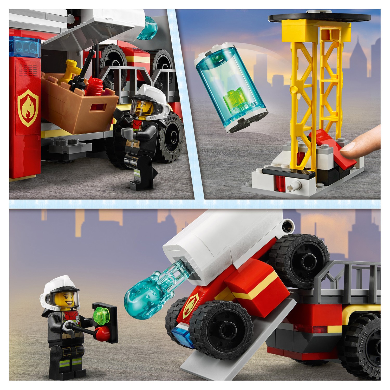 Конструктор LEGO City Fire Команда пожарных 380 дет. - фото 11
