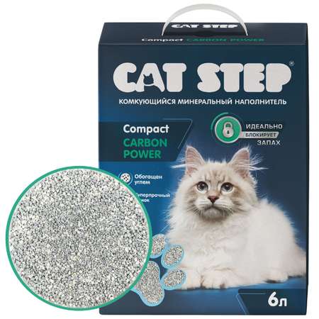 Наполнитель Cat Step 6 л комкующийся, минеральный