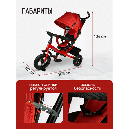 Трехколесный велосипед Velobibi 10 дюймов